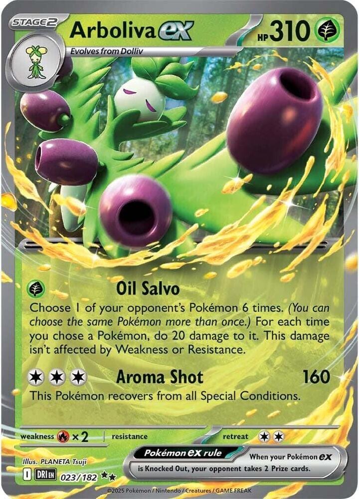 Pokémon Arboliva ex (DRI 023)