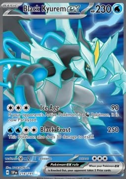 Pokémon Black Kyurem ex (SSP 218)