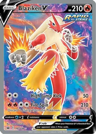 Pokémon Blaziken V (CRE 161) 92045381