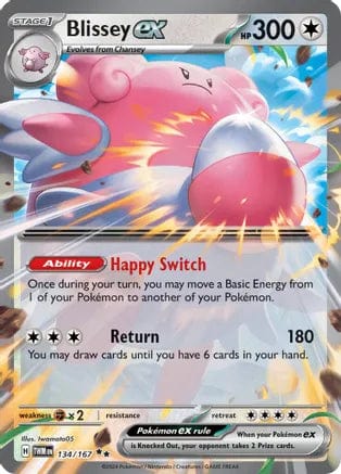 Pokémon Blissey ex (TWM 134)