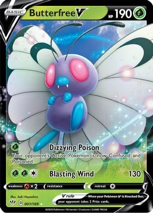 Pokémon Butterfree V (DAA 1) 78610501