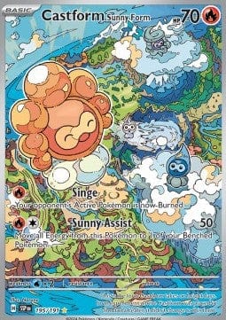 Pokémon Castform Sunny Form (SSP 195)