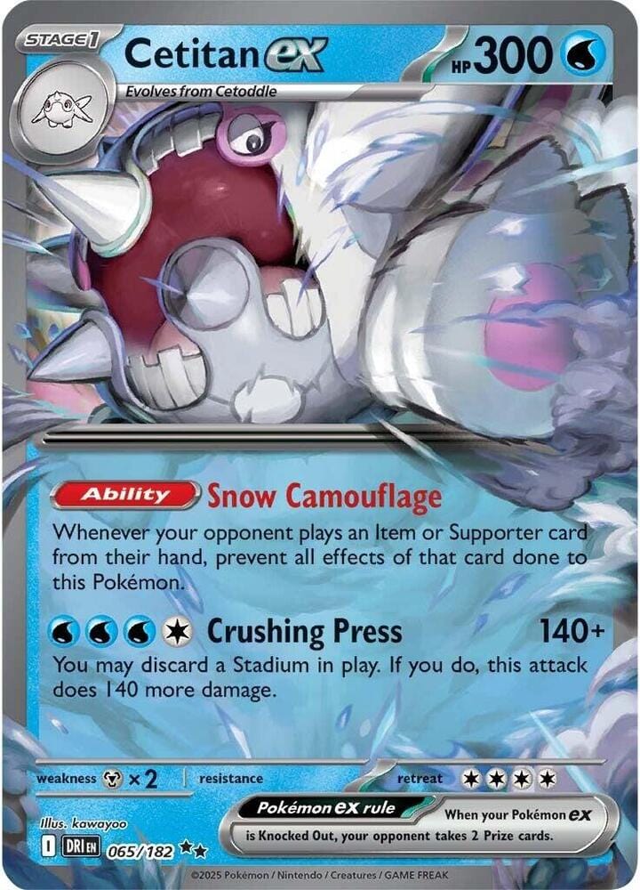 Pokémon Cetitan ex (DRI 065)