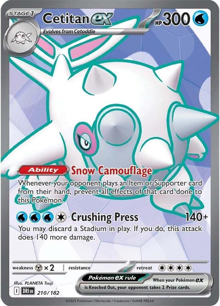 Pokémon Cetitan ex (DRI 210)