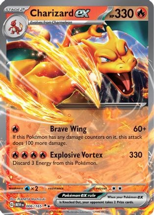 Pokémon Charizard ex (MEW 006) 74476101