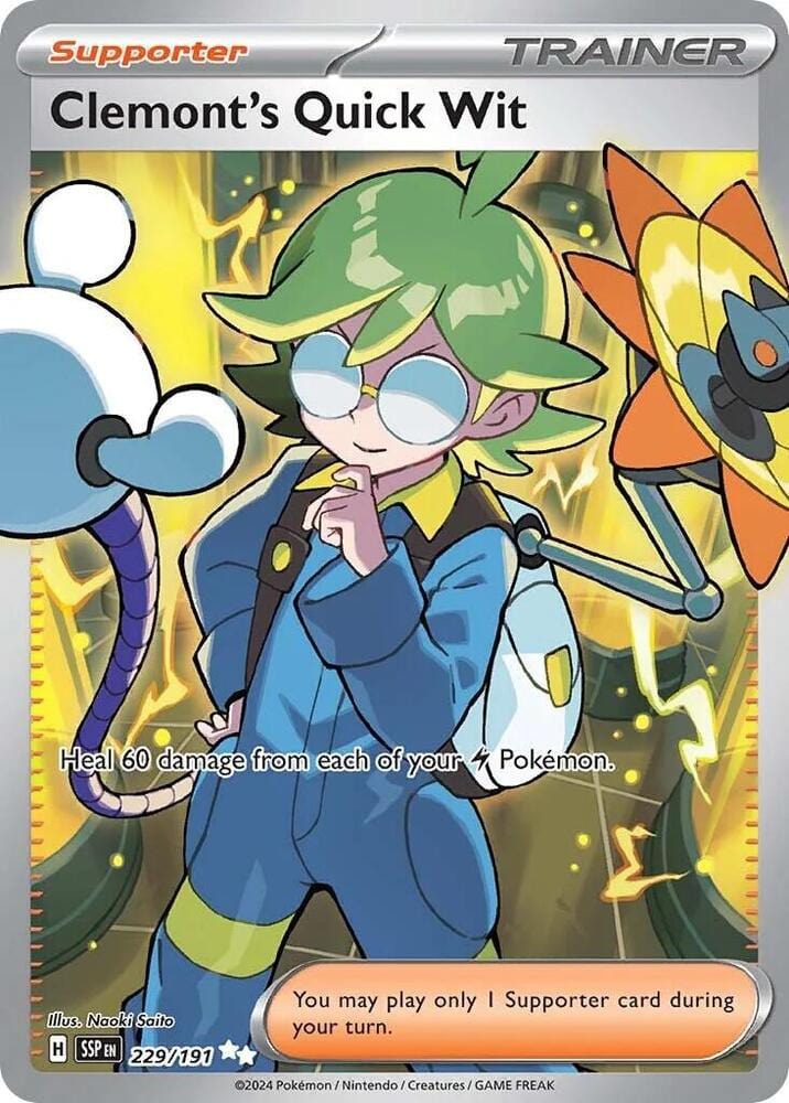 Pokémon Clemont's Quick Wit (SSP 229)