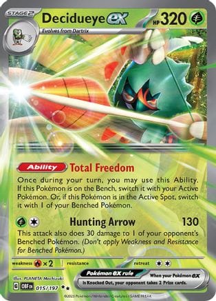 Pokémon Decidueye ex (OBF 015) 06861893