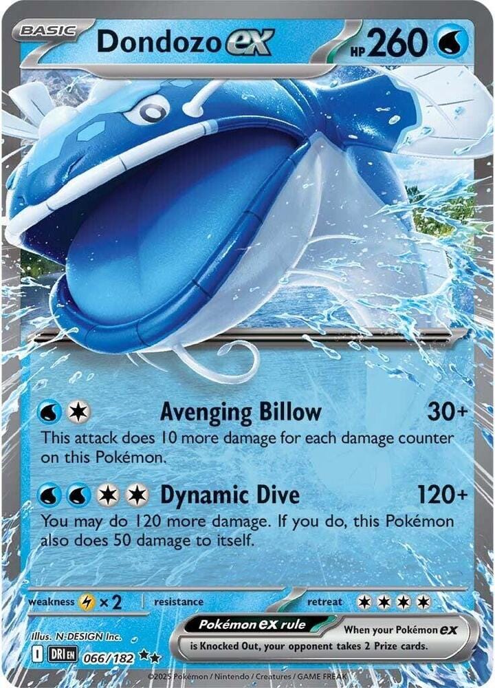Pokémon Dondozo ex (DRI 066)