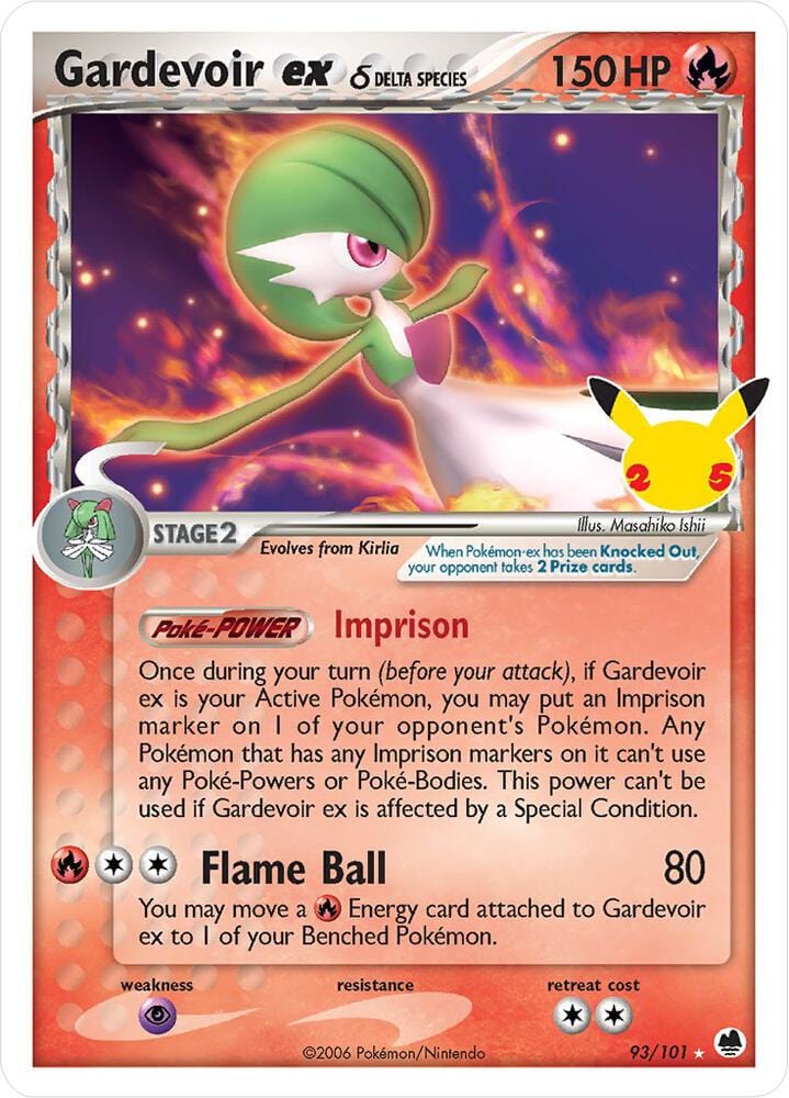 Pokémon Gardevoir ex δ Delta Species (CEL DF 93)