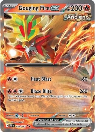 Pokémon Gouging Fire ex (TEF 038)