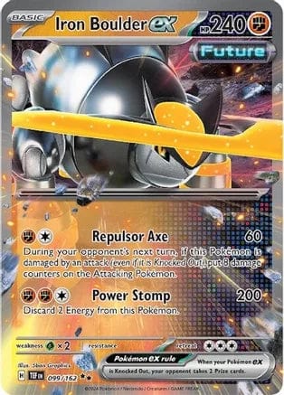 Pokémon Iron Boulder ex (TEF 099)