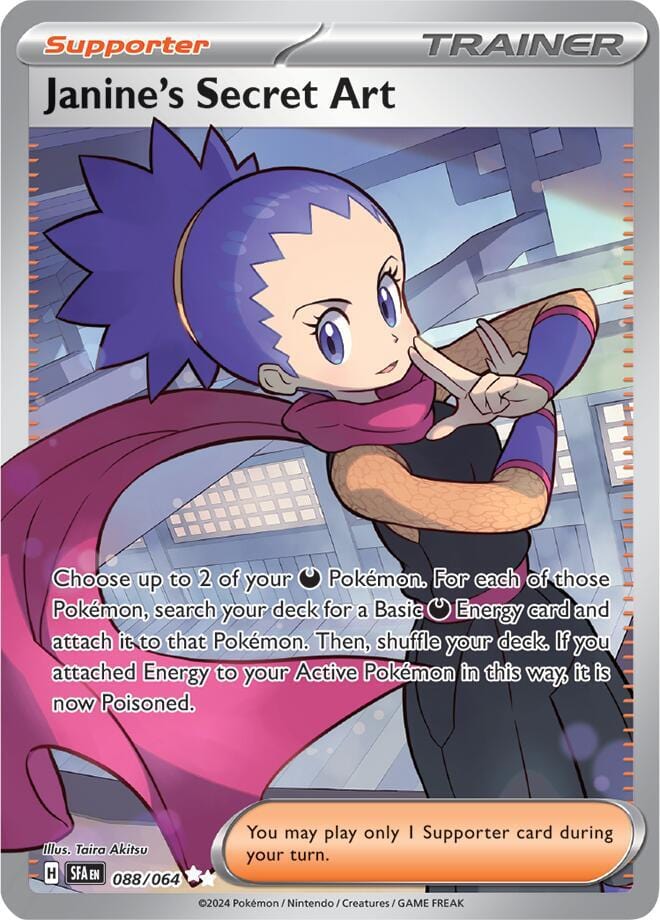 Pokémon Janine's Secret Art (SFA 088)