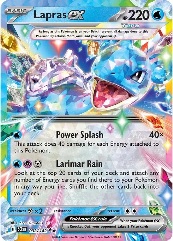 Pokémon Lapras ex (SCR 032)