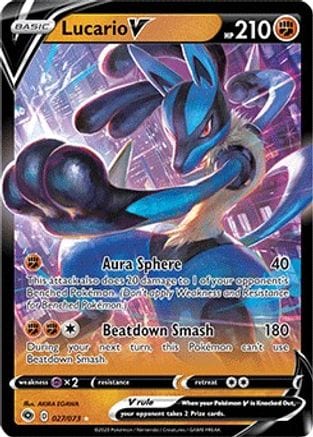 Pokémon Lucario V (CPA 27) 35033925