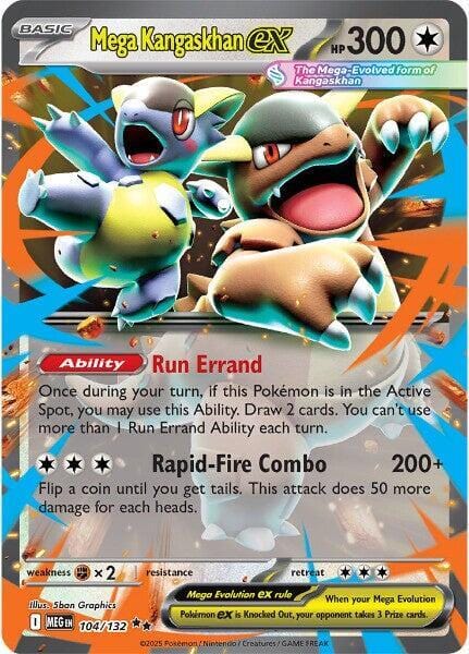 Pokémon Mega Kangaskhan ex (MEG 104)