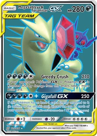 Pokémon Mega Sableye & Tyranitar GX (UNM 225) 36247365