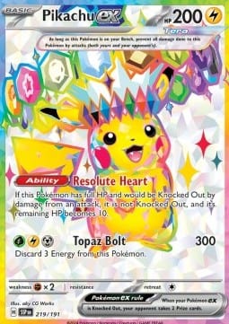 Pokémon Pikachu ex (SSP 219)