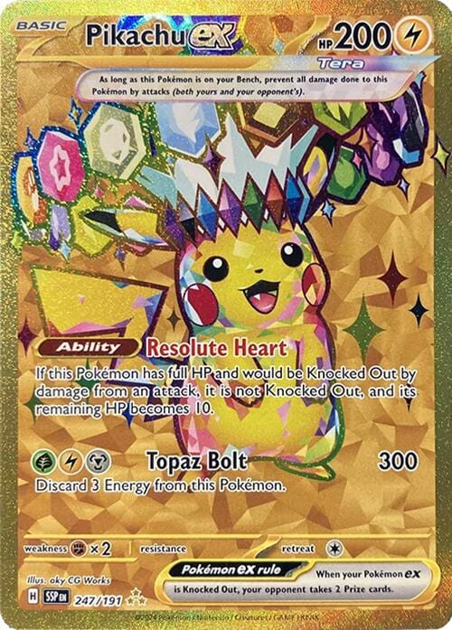 Pokémon Pikachu ex (SSP 247)