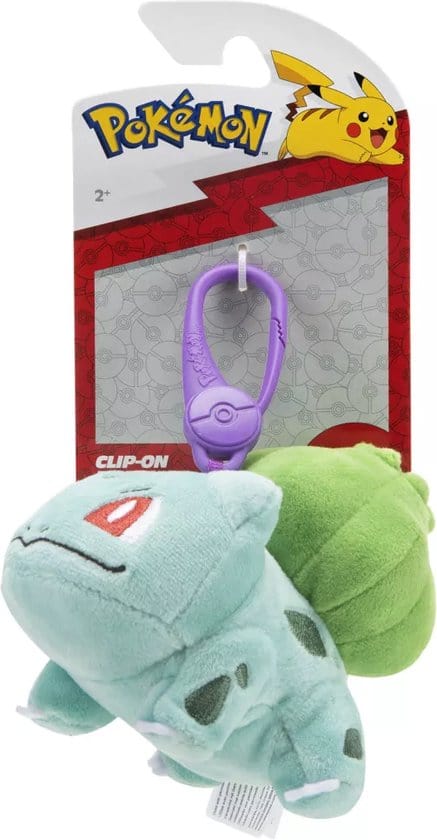 Pokémon Pokemon - Clip on Plush - Bulbasaur Sleutelhanger 0191726381556