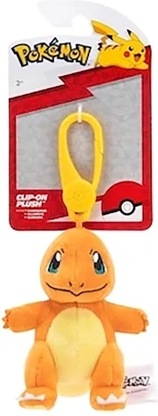 Pokémon Pokemon - Clip on Plush - Charmander Sleutelhanger 0191726381549