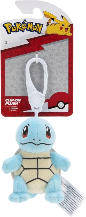 Pokémon Pokemon - Clip on Plush - Squirtle - Sleutelhanger 0191726381563