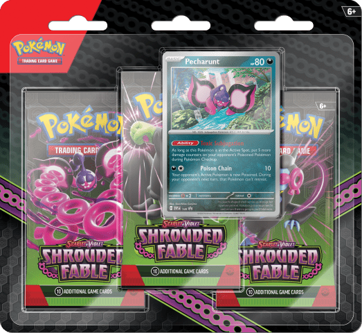 Pokémon Pokémon Scarlet & Violet Shrouded Fable 3 Pack Blister 0820650859991