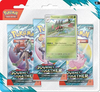 Load image into Gallery viewer, Pokémon Yanmega Pokemon TCG - Journey Together - 3-Pack Blister
