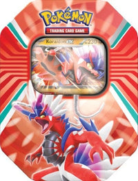 Load image into Gallery viewer, Pokémon Koraidon EX Pokémon TCG: Paldea Legends Summer Tin 2023 820650852886
