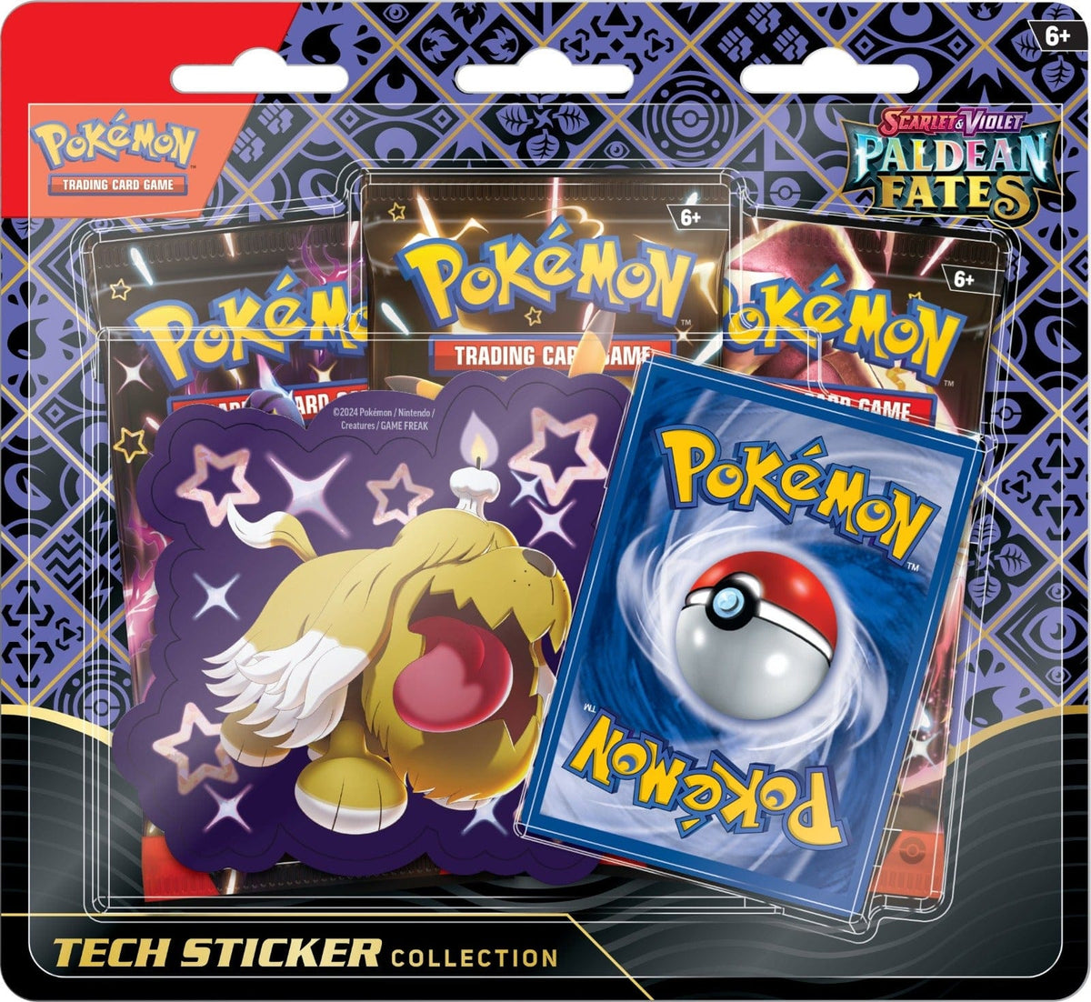 Pokémon Shiny Greavard Pokémon TCG Paldean Fates - Tech Sticker Collection 81478213