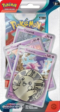 Load image into Gallery viewer, Pokémon Tinkaton Pokemon TCG - Scarlet &amp; Violet - Paradox Rift - Premium Checklane Blister 820650854118
