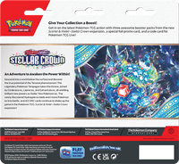 Load image into Gallery viewer, Pokémon Pokemon TCG - Stellar Crown - 3-Pack Blister
