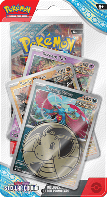 Pokémon Roaring Moon Pokemon TCG - Stellar Crown -  Premium Checklane Blister 0820650859182