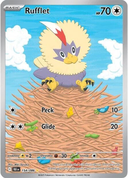 Pokémon Rufflet (BLK 154)