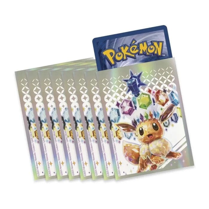 Pokémon Scarlet & Violet Prismatic Evolutions - Stellar Tera Eevee sleeves