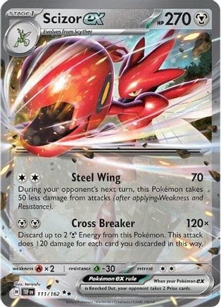 Pokémon Scizor ex (TEF 111)