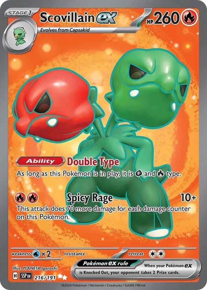 Pokémon Scovillain ex (SSP 216)