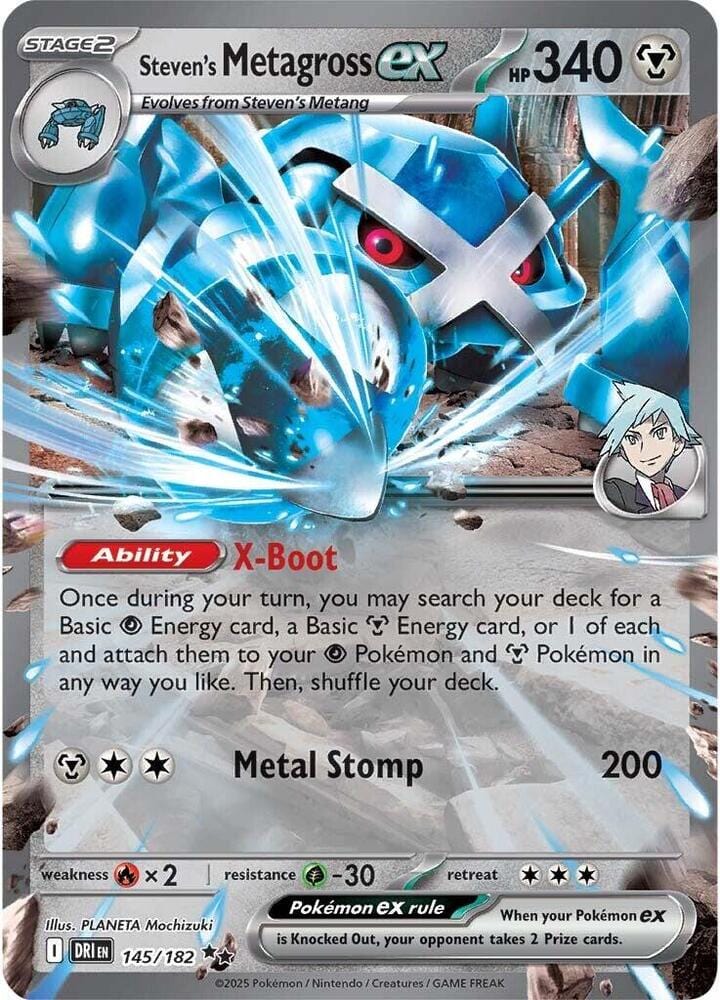 Pokémon Steven's Metagross ex (DRI 145)
