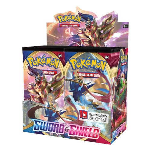 Pokémon TCG Sword & Shield Booster Box Pokemon TCG Sword & Shield - Booster Box (18-pack) | PokEvolution