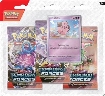 Pokémon Cleffa Temporal Forces - 3-Pack Blister 0820650856464