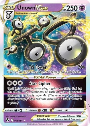 Pokémon Unown VSTAR (SIT 066) 54096197
