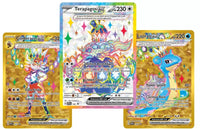 Load image into Gallery viewer, PokEvolution Pokémon TCG: Terapagos promo kaarten + 1 magnetic 3-card protector

