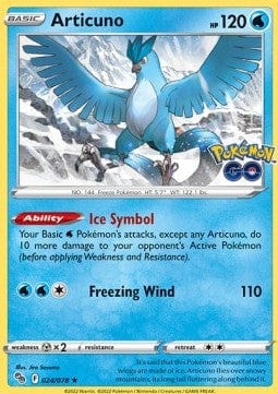 Pokémon Holo Articuno (PGO 024) 06446559