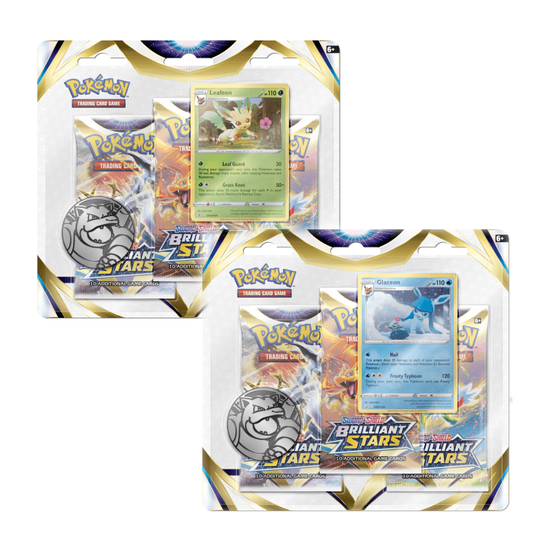 Pokémon Brilliant Stars - 3-Pack Blister