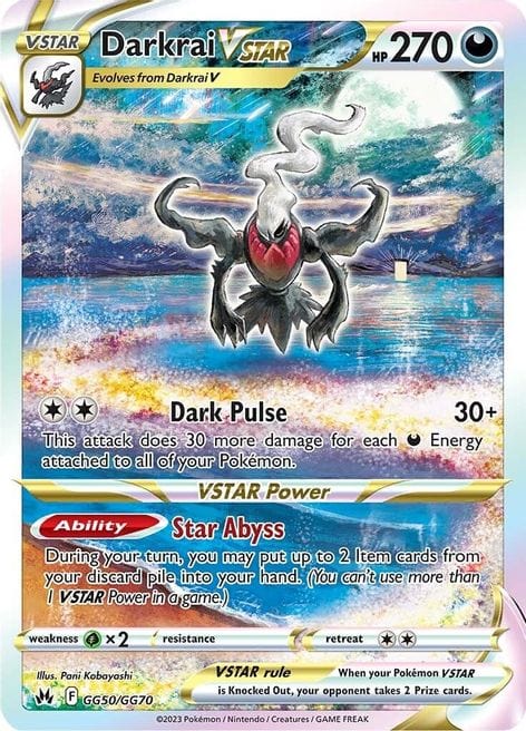 Pokémon Darkrai VSTAR (CRZ GG50) 15263455