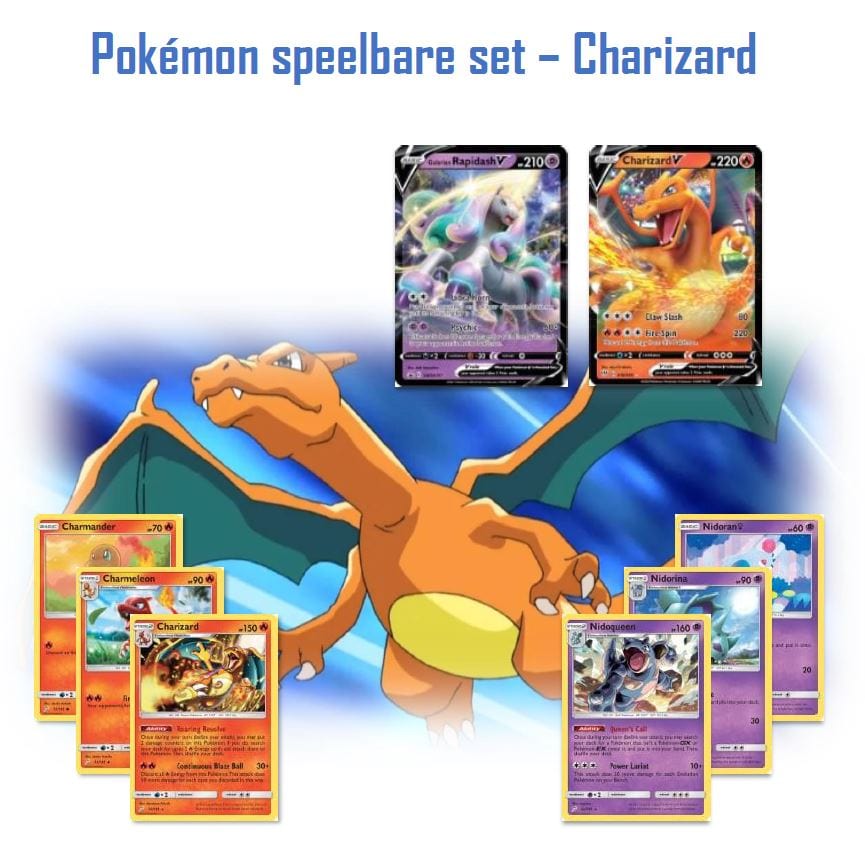 Pokémon Pokémon - Speelbare set - Charizard ft. Nidoqueen