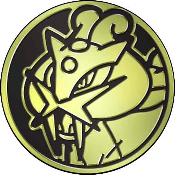 Pokémon Raikou- Light Gold Mirror Holofoil - Collectible coin 54319583