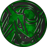 Load image into Gallery viewer, Pokémon Rayquaza - Green Cracked Ice Holofoil - Collectible Coin 22514911
