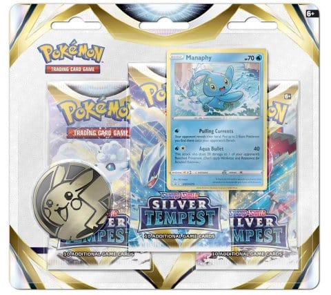 Pokémon Manaphy Silver Tempest - 3-Pack Blister 0820650850967