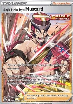 Pokémon Single Strike Style Mustard (BRS TG28) 49633503