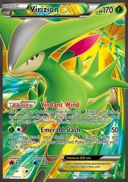 Pokémon Virizion EX (PLB 96) 64498245